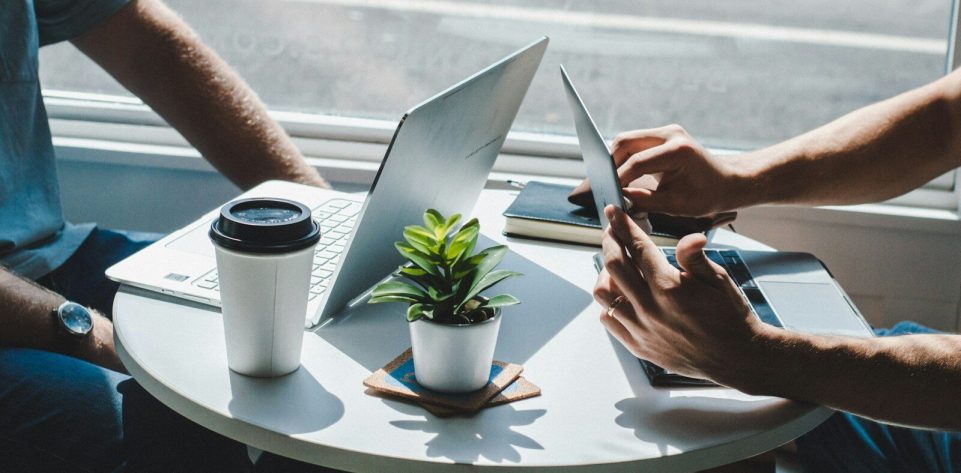 gray laptop computer