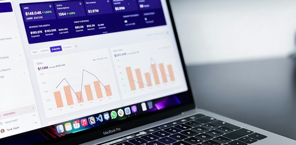 black and silver laptop computer